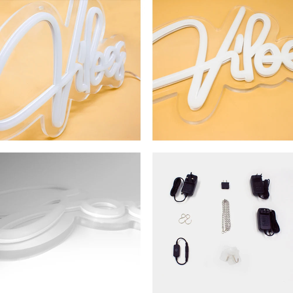 Neon Light Sign Good Vibes Only