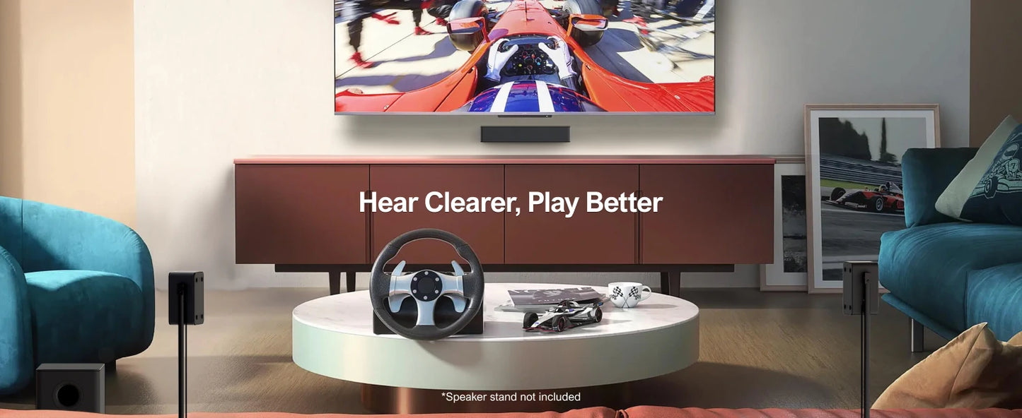 3D Surround sound with Dolby Atmos