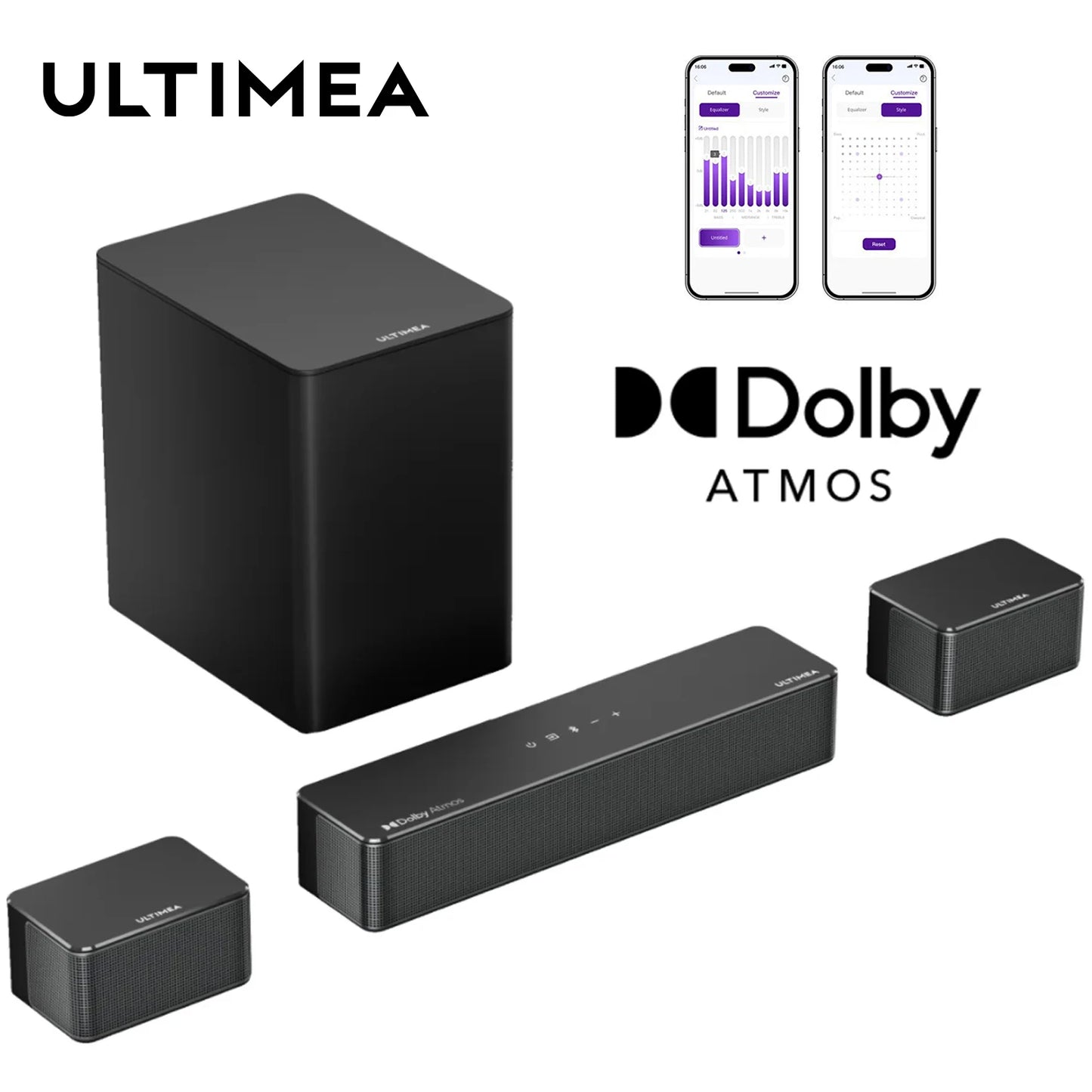 3D Surround sound with Dolby Atmos