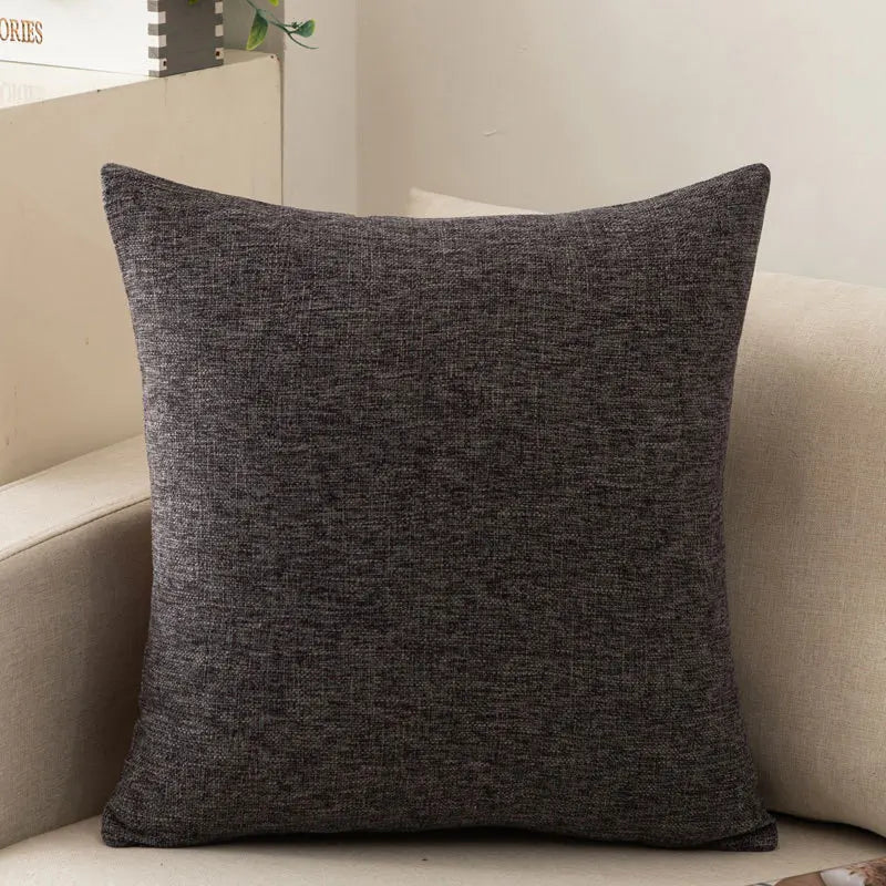 Solid color pillow cover case