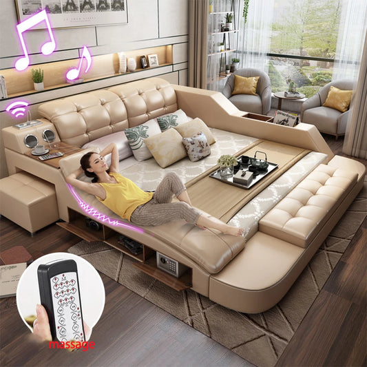 King Size Smart Bed with Innovative Technology for Ultimate Comfort