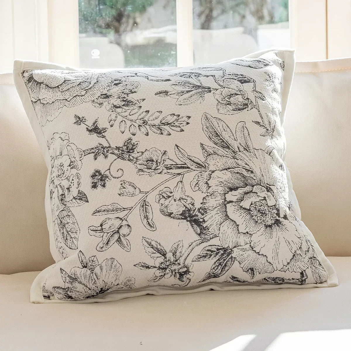 Luxury French Floral Cushion Pillow Cases