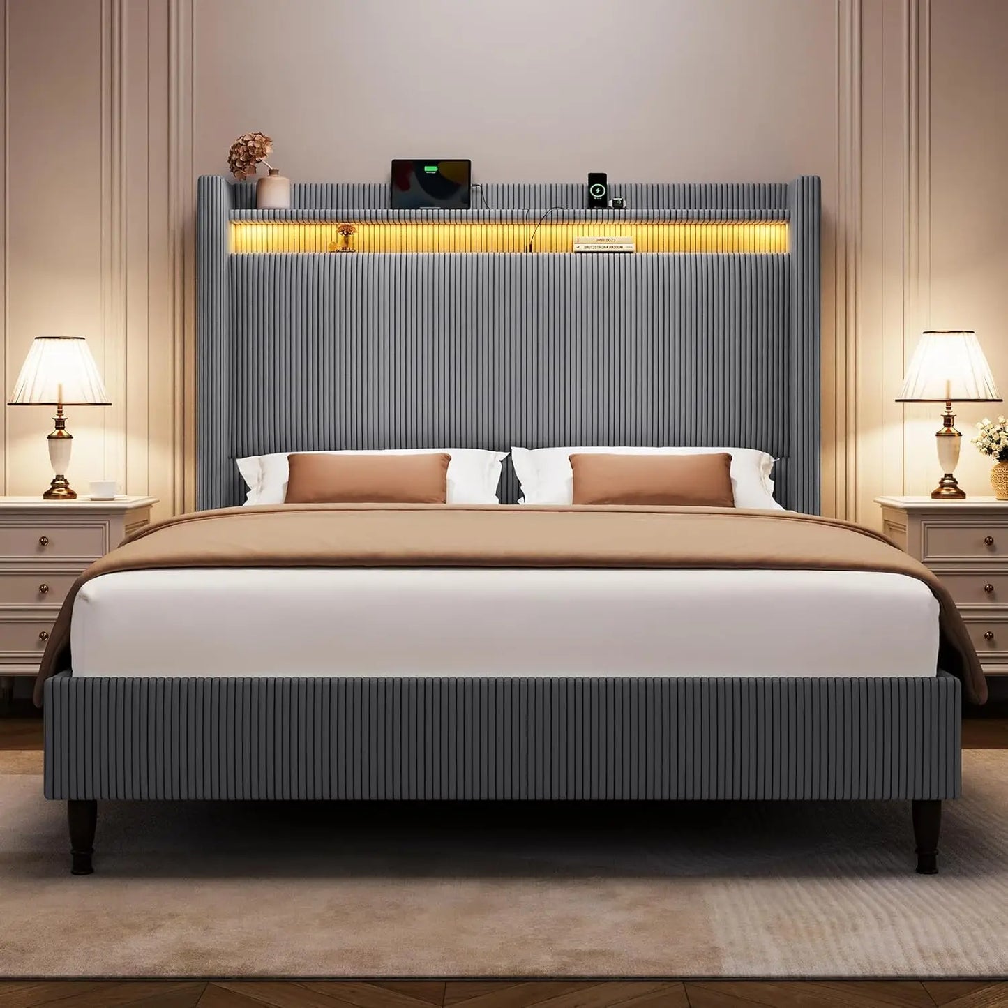 Bed Frame with Headboard