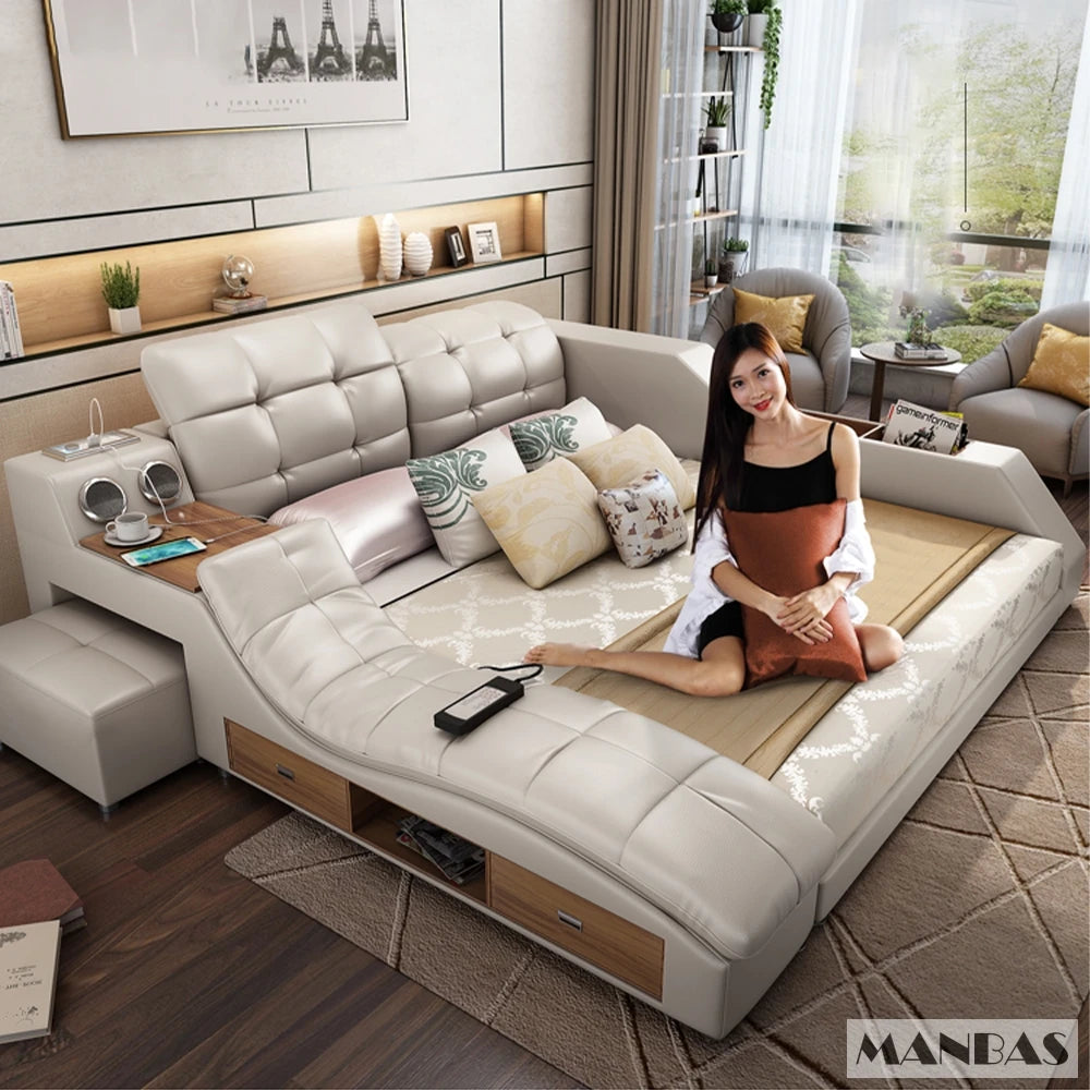 King Size Bed with Smart Technology