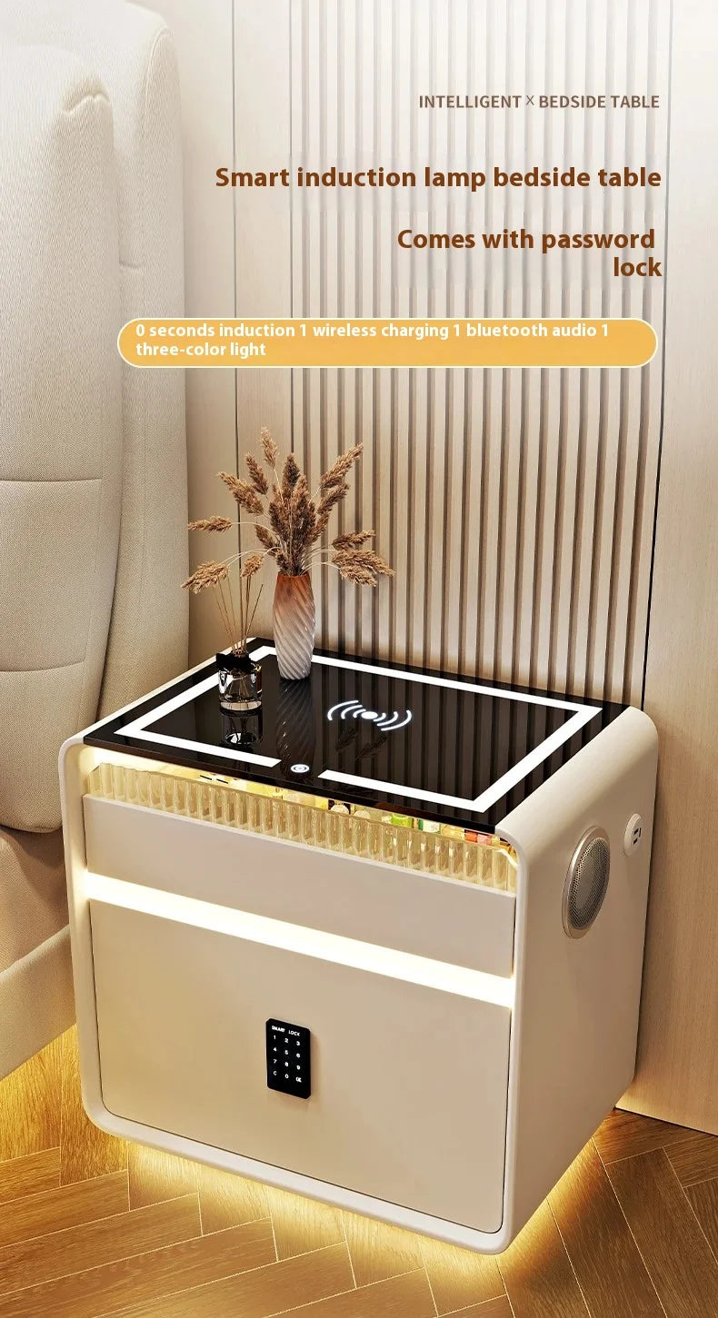 Bedside Table with Intelligent Sensor Light