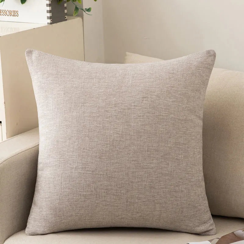Solid color pillow cover case