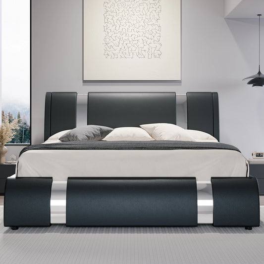 Bed with Headboard