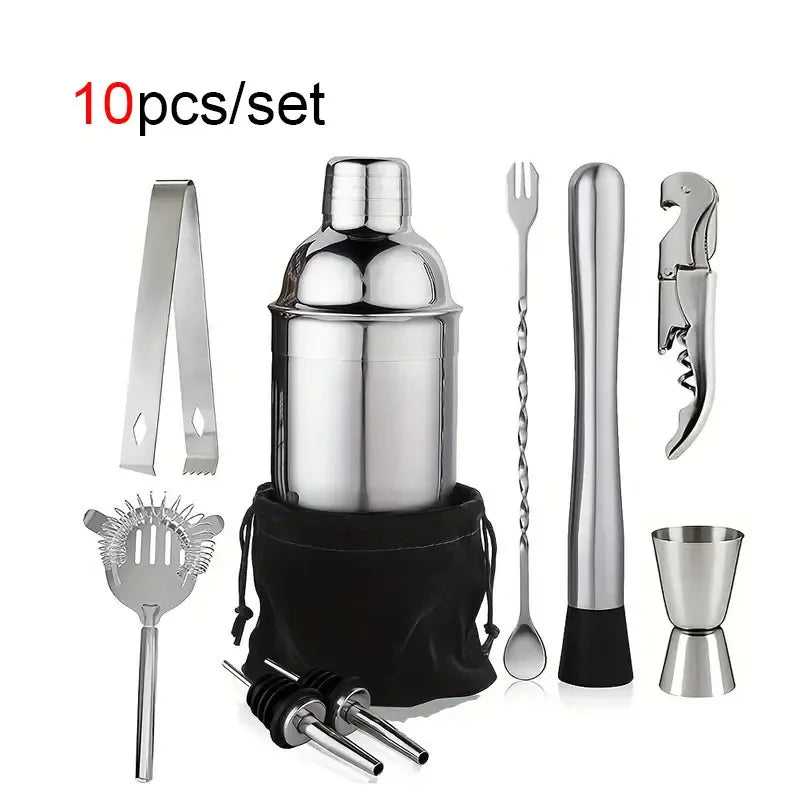 Stainless Steel Cocktail Shaker Set