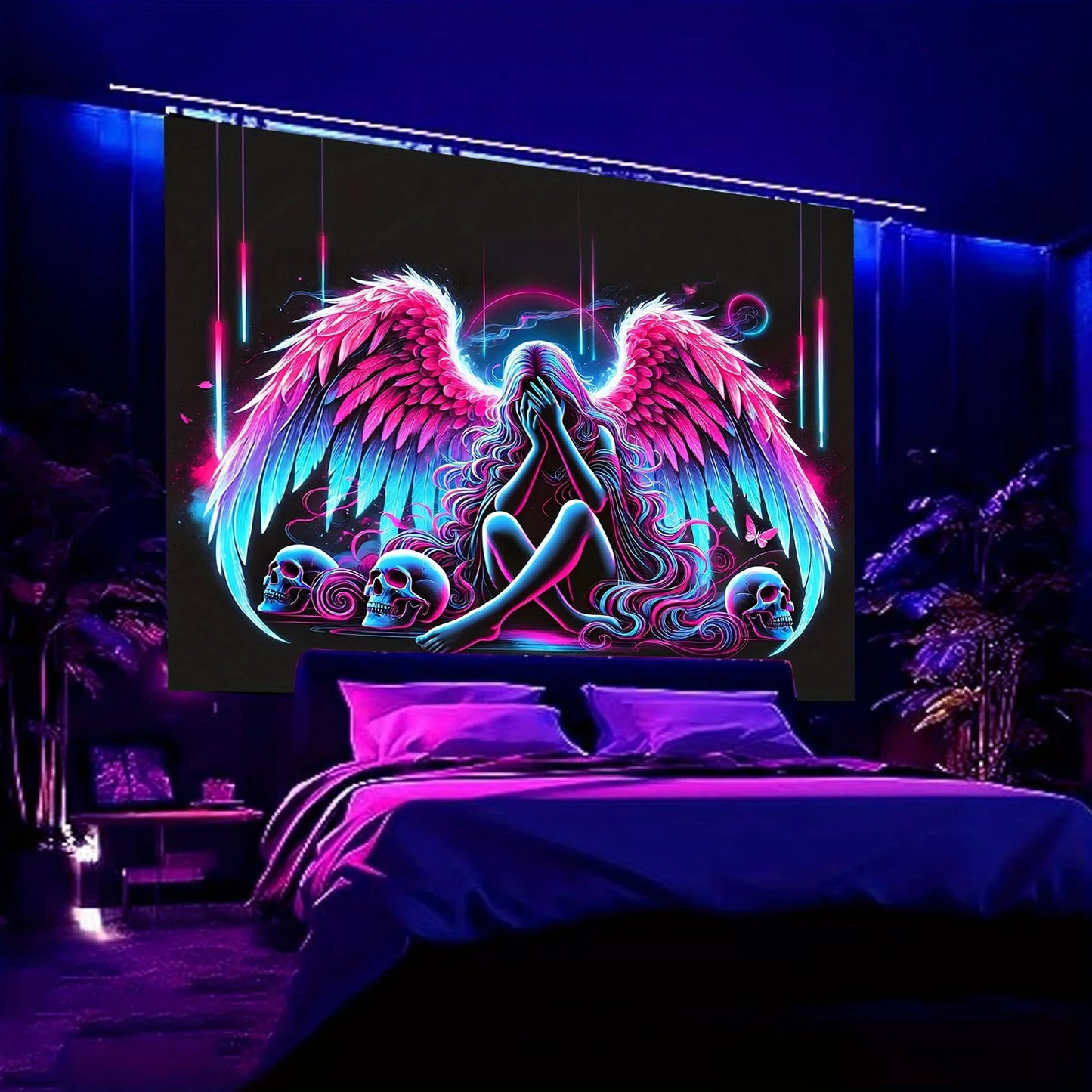 Fantasy Neon Tapestry