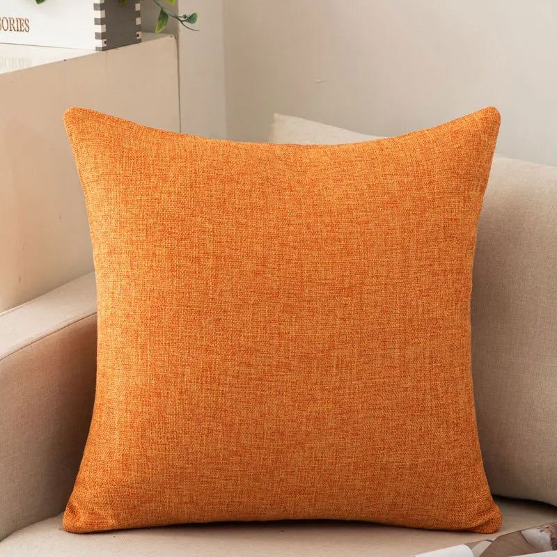 Solid color pillow cover case