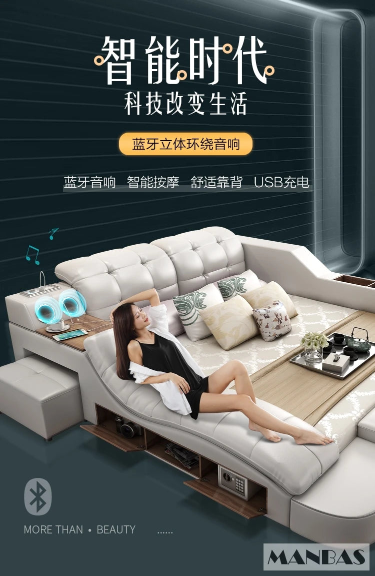 King Size Bed with Smart Technology