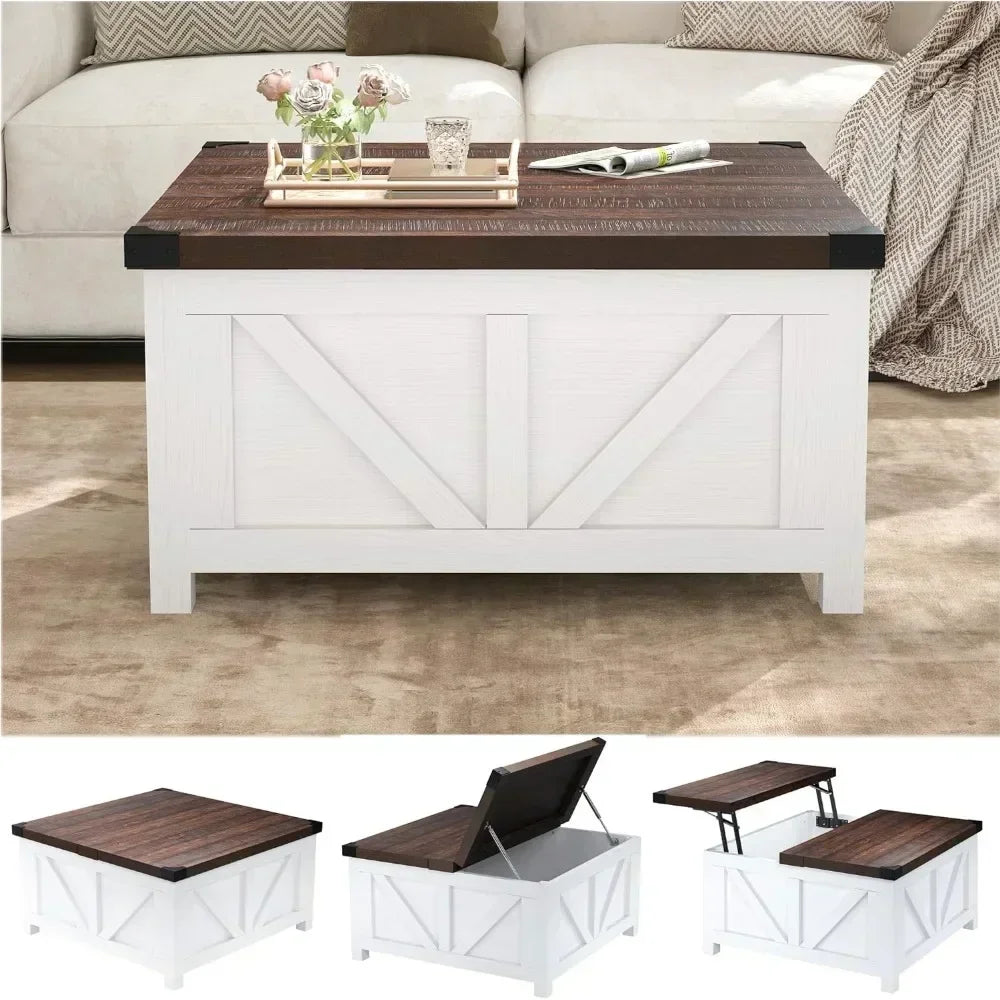 Farmhouse Lift Top Coffee Table