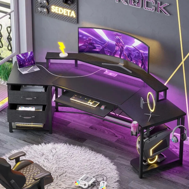 79" Gaming/Office Desk Computer Desk
