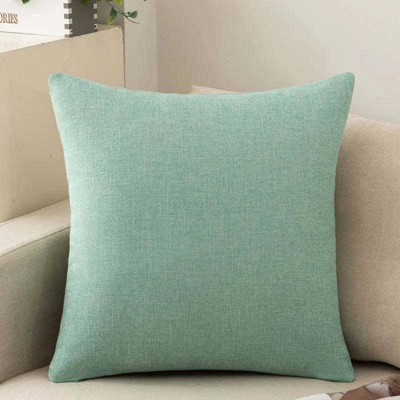 Solid color pillow cover case