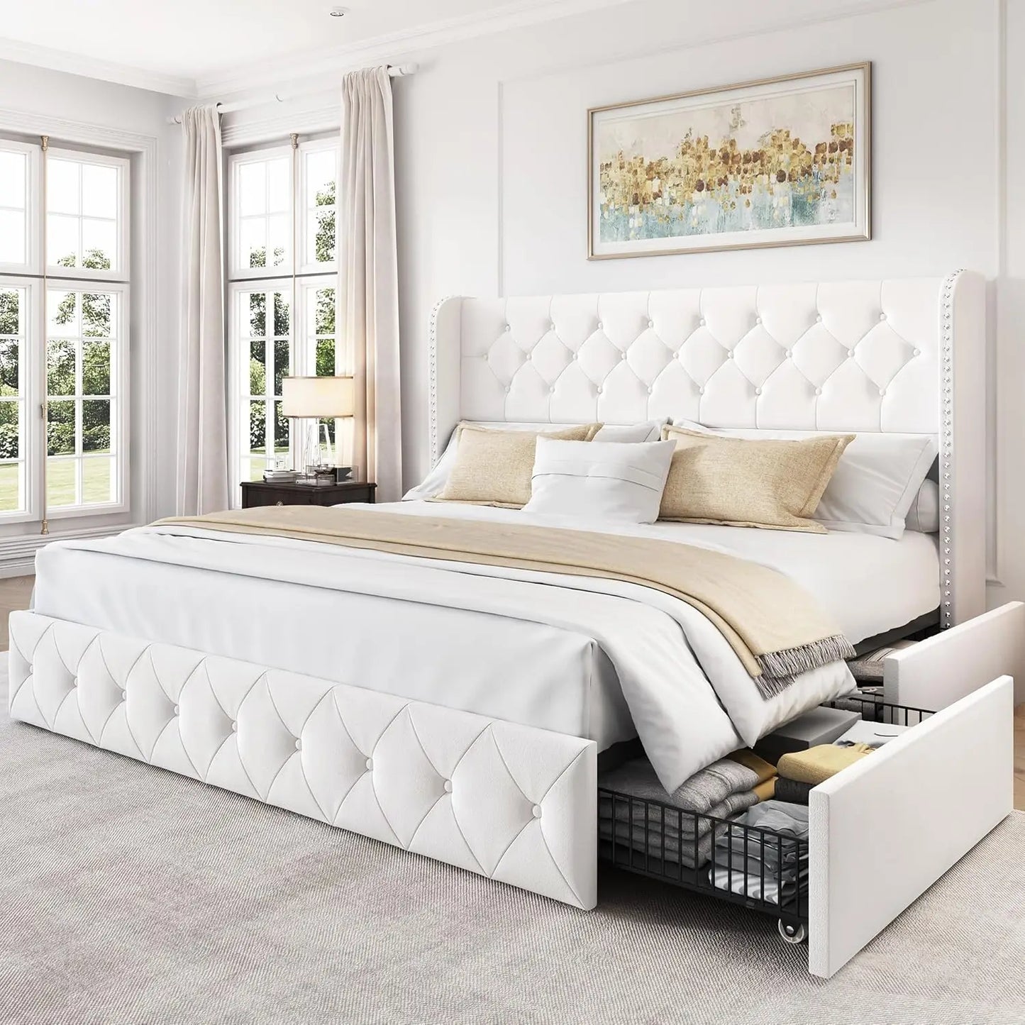 Bed Frame with Headboard