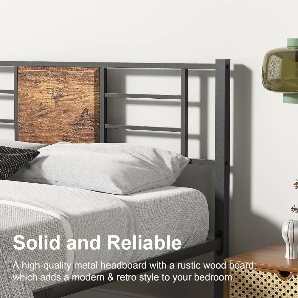 Bed with Headboard