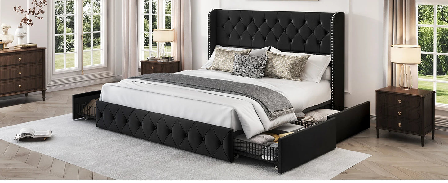 Bed Frame with Headboard