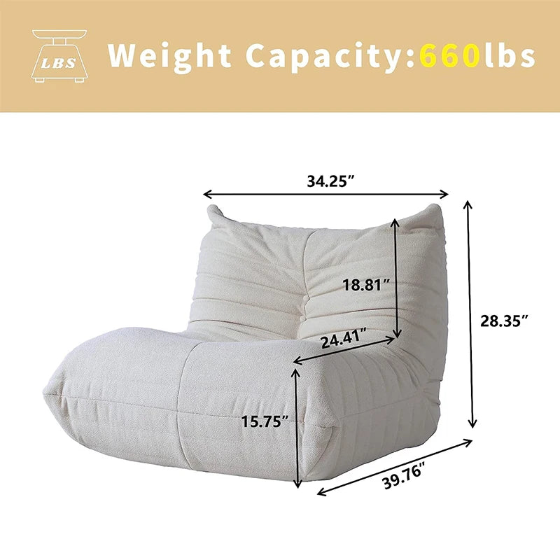 Fabric Bean Bag Sofa