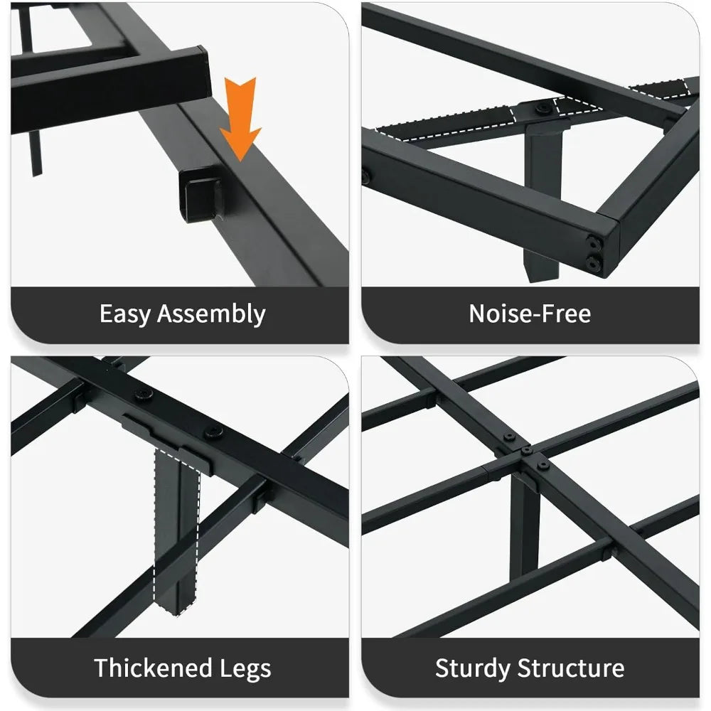 Bed Frame with Smart LED Lights