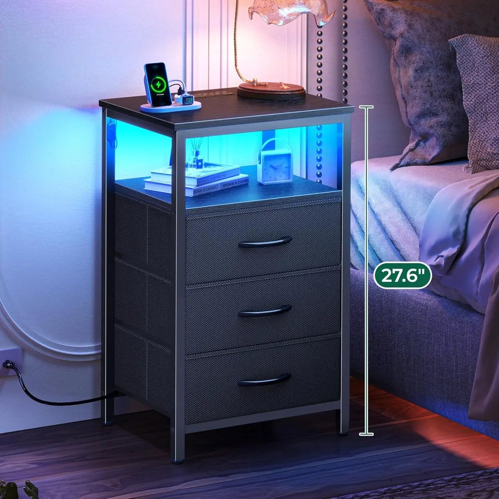 Night Stand with LED Lights