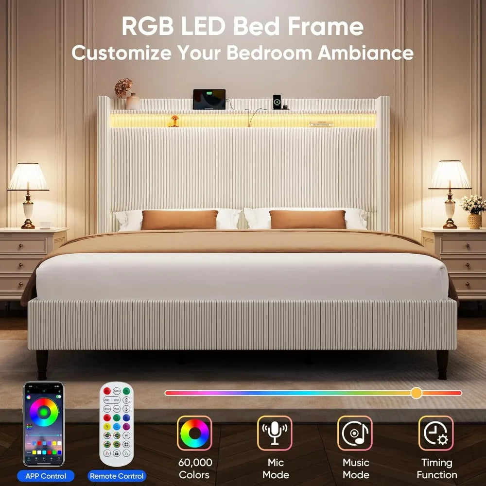 Bed Frame with Headboard
