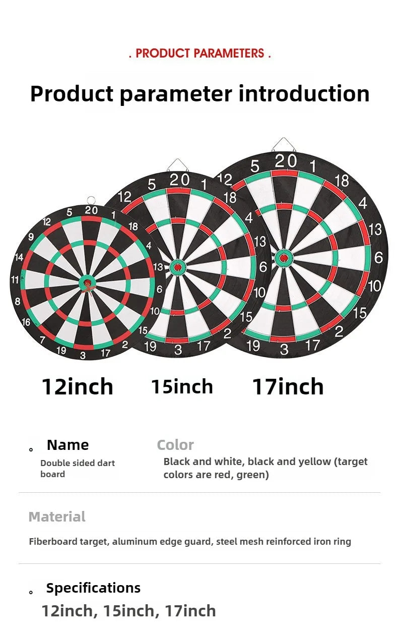 Double-sided Dart Board Set