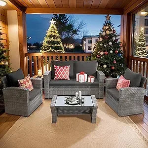 7 Piece Outdoor Patio Furniture Set