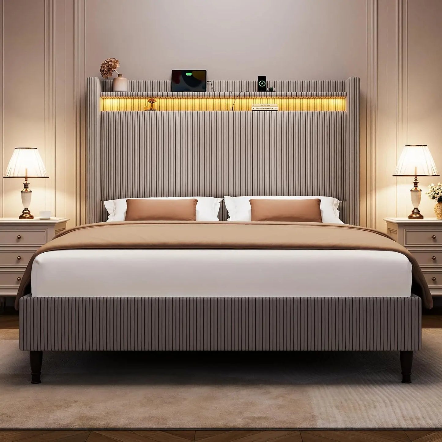 Bed Frame with Headboard