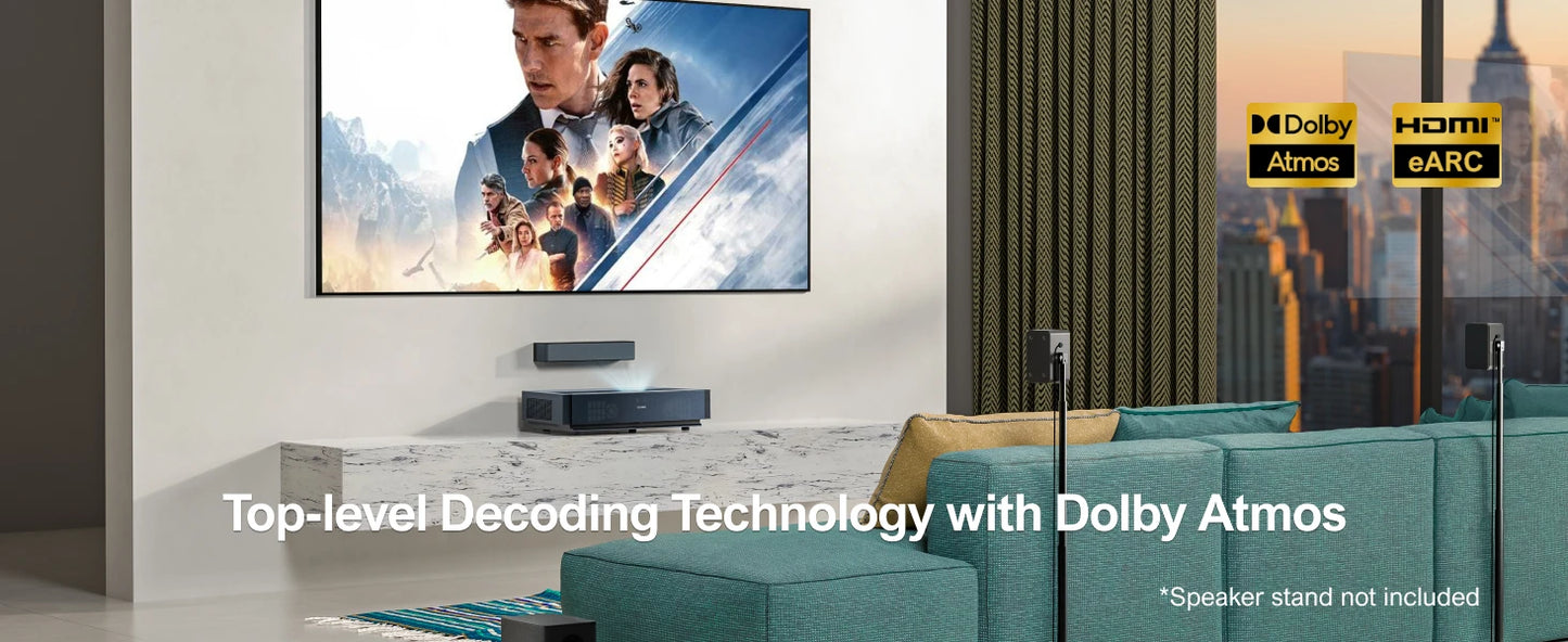 3D Surround sound with Dolby Atmos