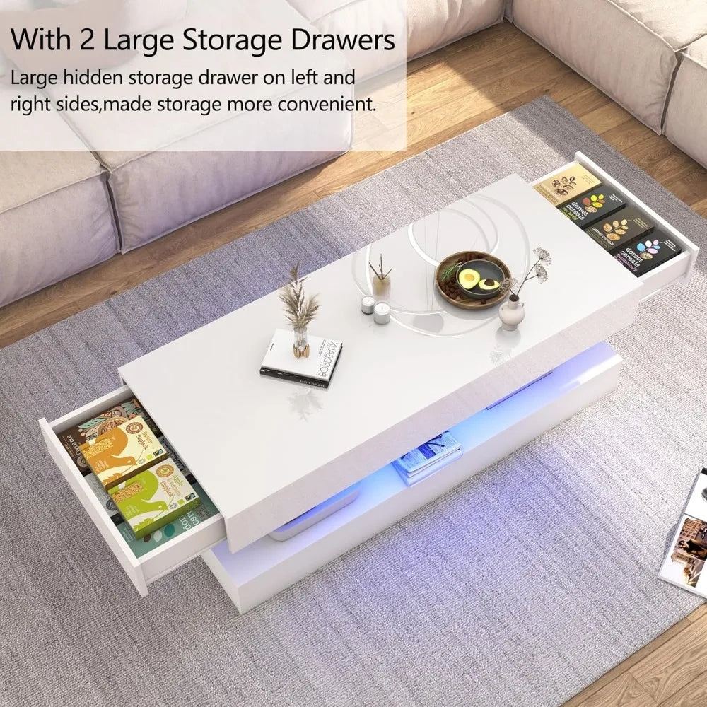 High Gloss Luxe Coffee Table