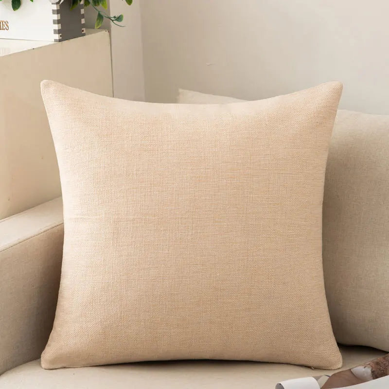 Solid color pillow cover case