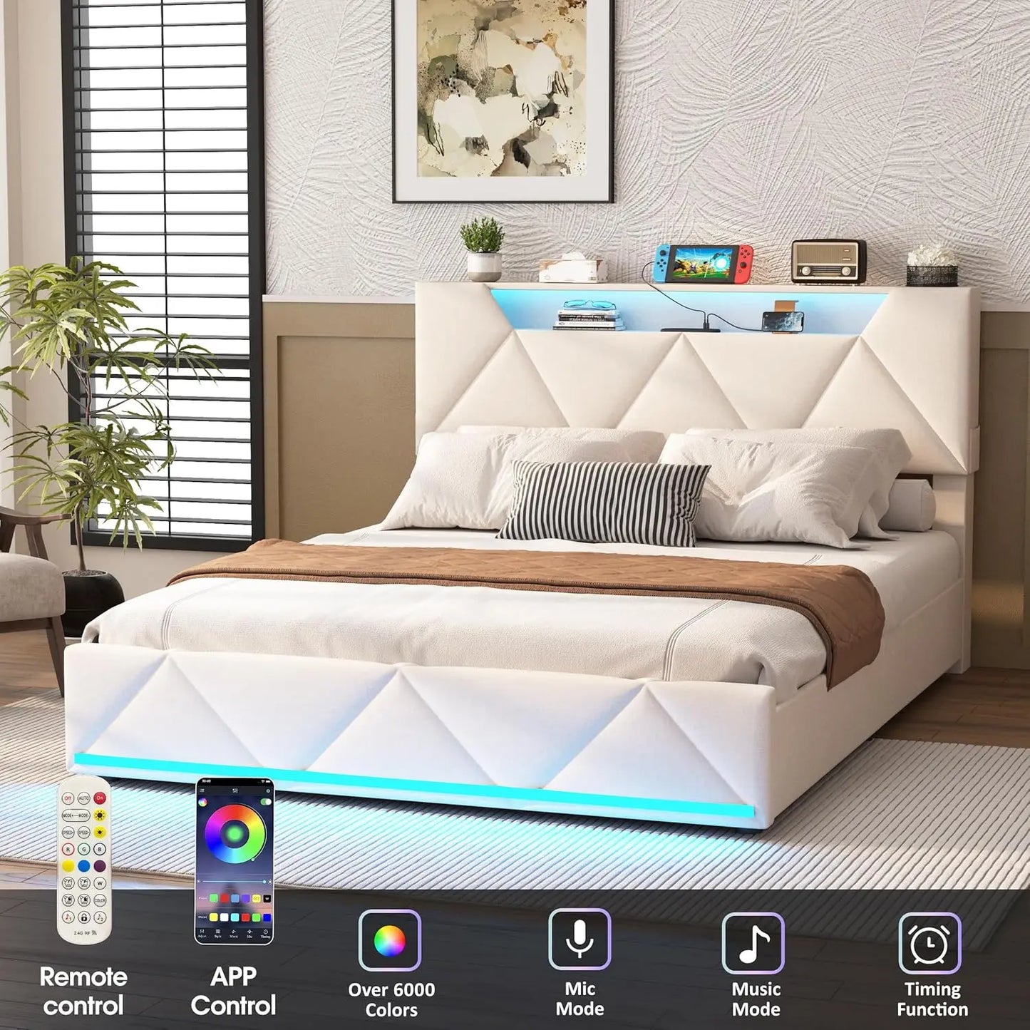 Bed Frame w/ Headboard