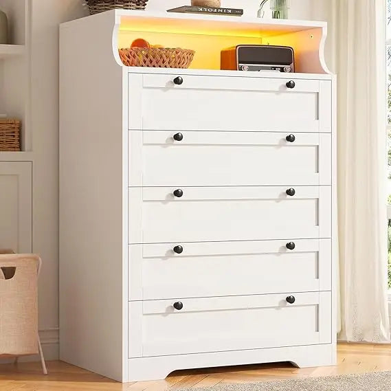 Tall Dresser with LEDs
