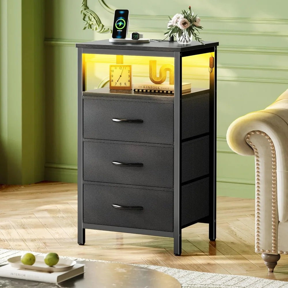 Night Stand with LED Lights