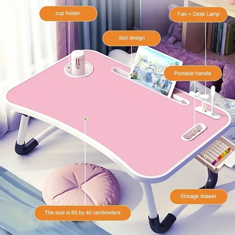 Portable laptop table