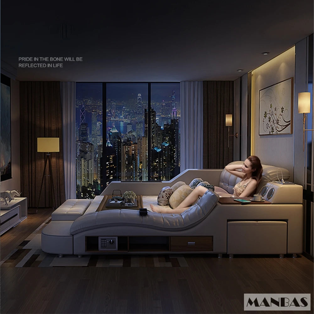 King Size Bed with Smart Technology