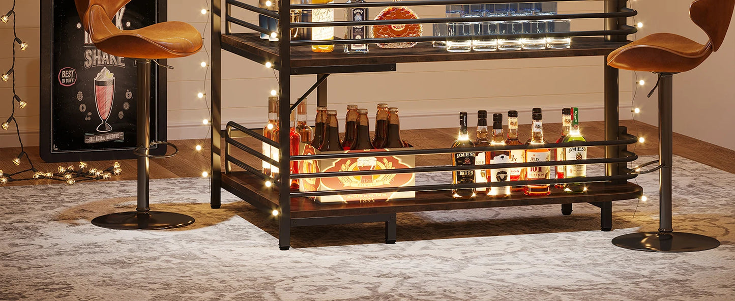 3 Tier Liquor Bar Table