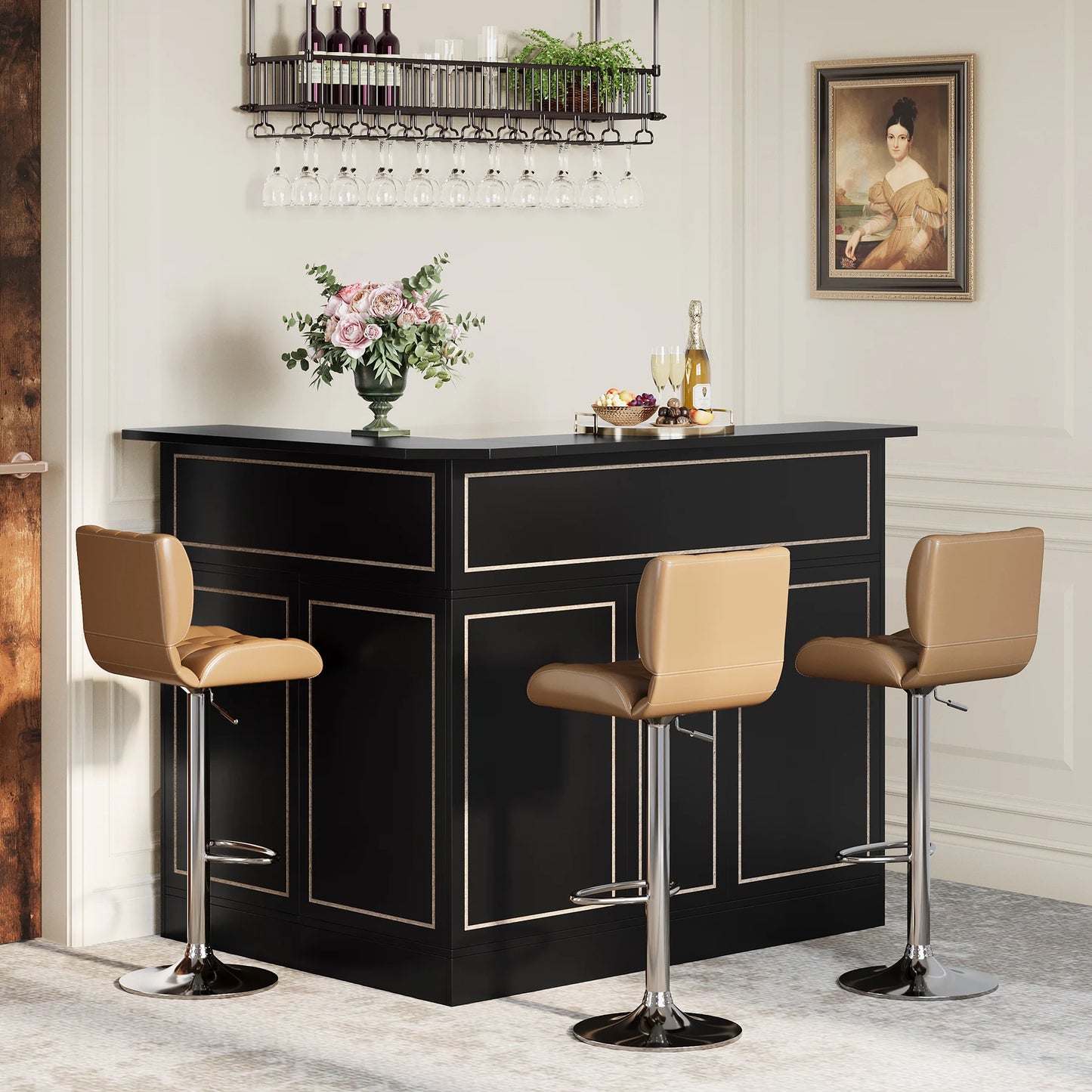 Corner Bar Cabinet