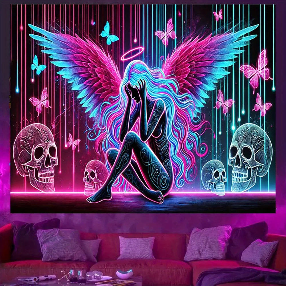 Fantasy Neon Tapestry