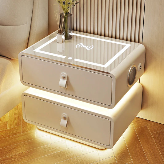 Bedside Table with Intelligent Sensor Light