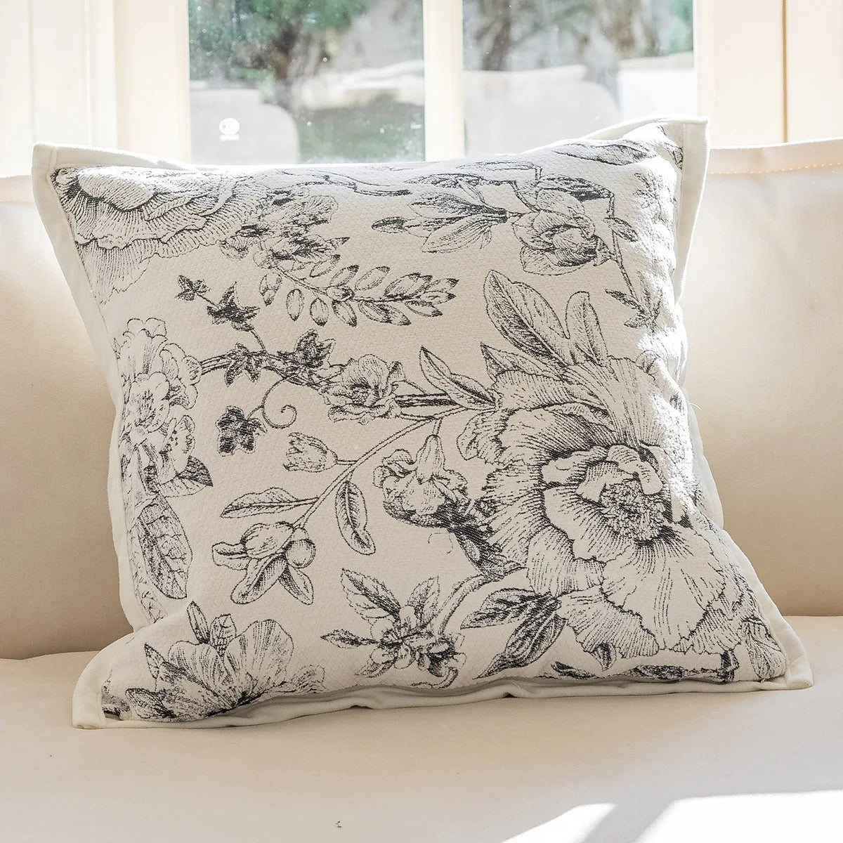 Luxury French Floral Cushion Pillow Cases
