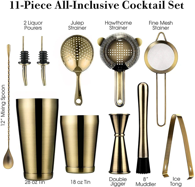 Cocktail Shaker Bar Set