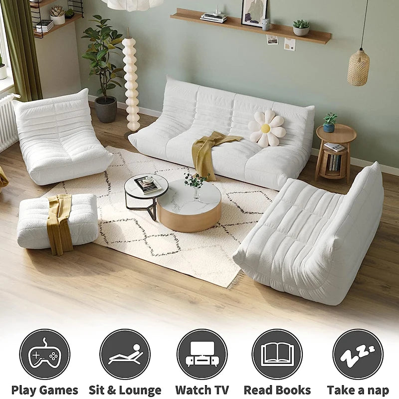 Fabric Bean Bag Sofa