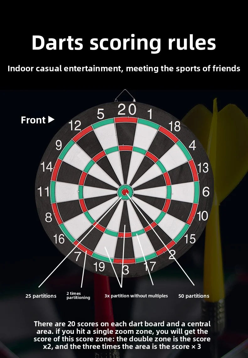 Double-sided Dart Board Set
