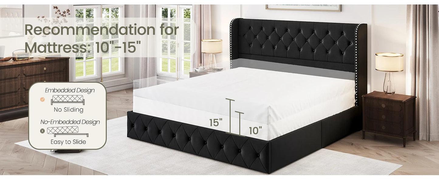 Bed Frame with Headboard