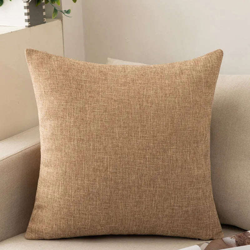 Solid color pillow cover case