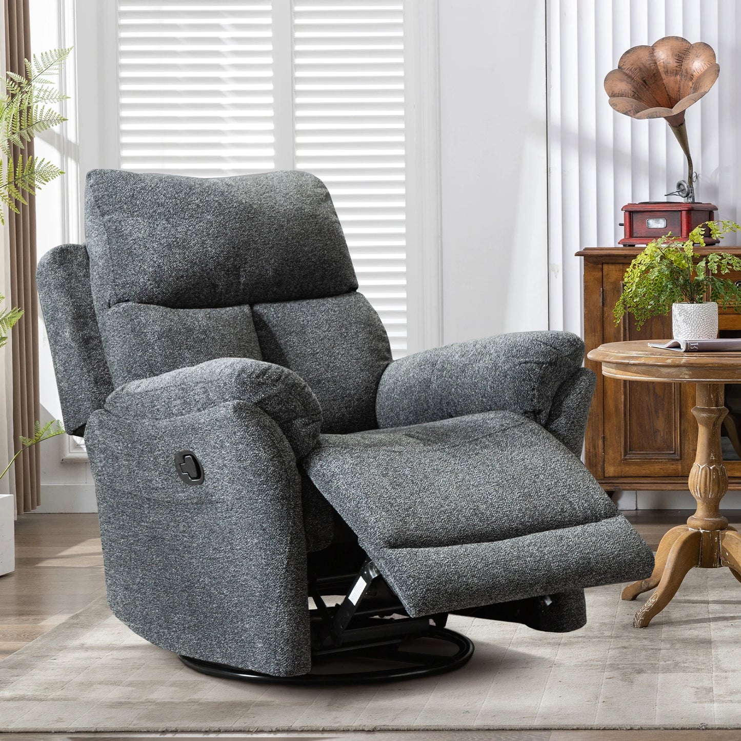 Breathable Overstuffed Recliner