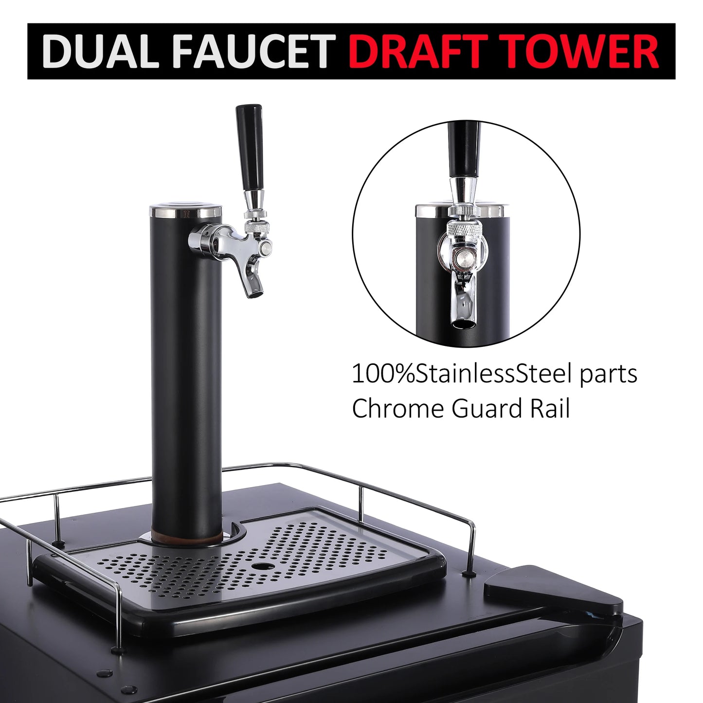 Full size Kegerator and Keg Beer Cooler
