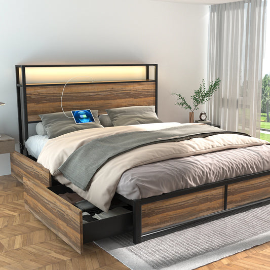 Queen Full Size Bed for Ultimate Comfort and Stylish Sleep Solutions