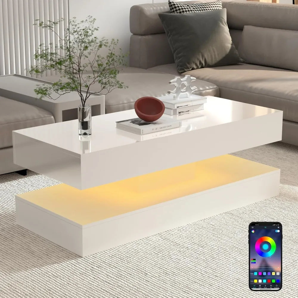 High Gloss Luxe Coffee Table